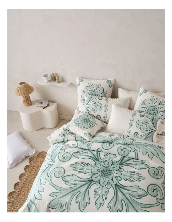 Thalia Cushion 48x48cm in Blue image 2