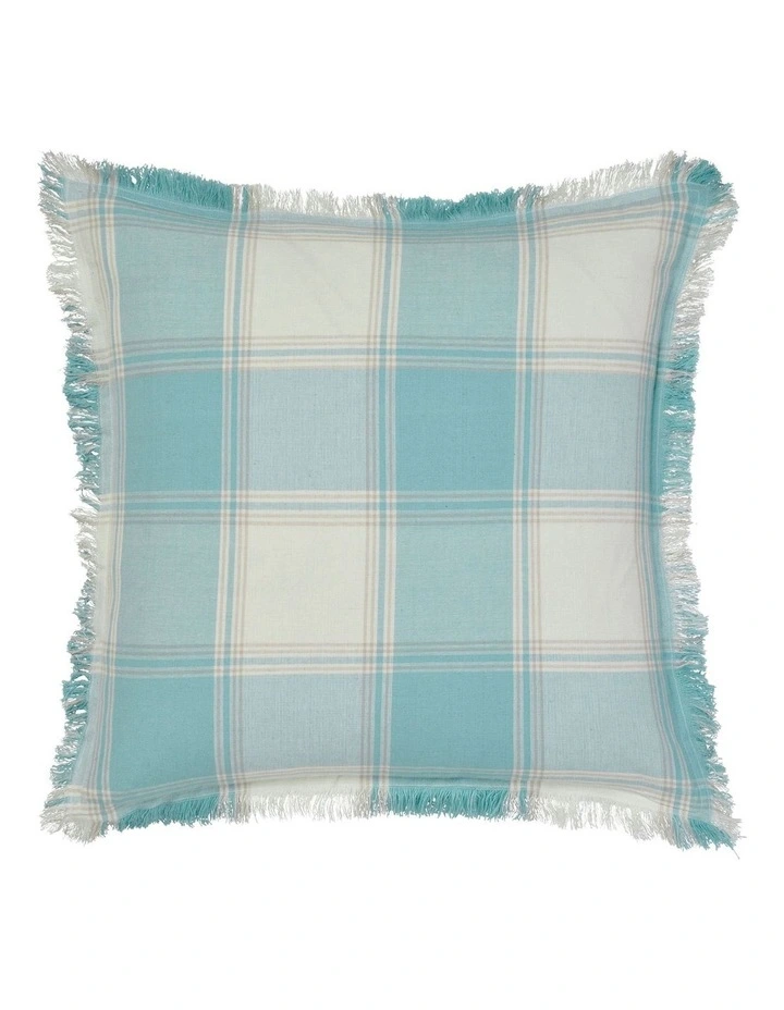Evelina Cushion 48x48cm in Aqua image 1