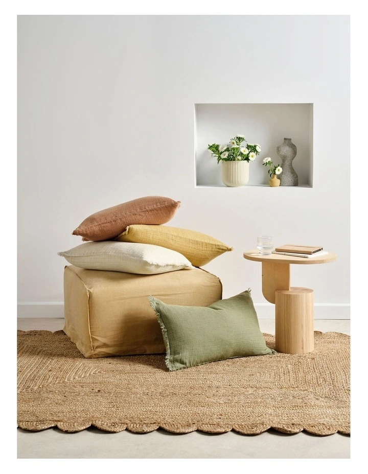 Maya Cushion 40x60cm in Natural image 2
