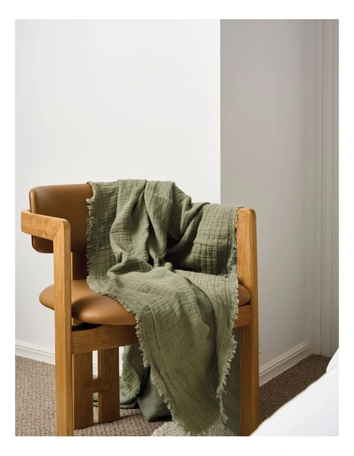Maya Throw in Moss image 3