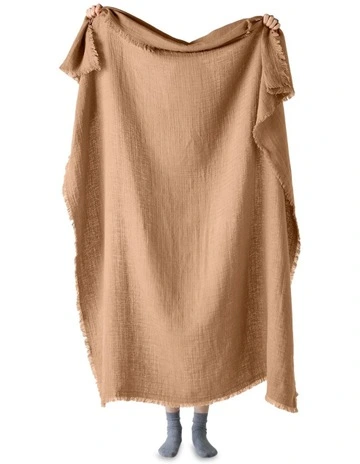 Maya Throw in Nutmeg