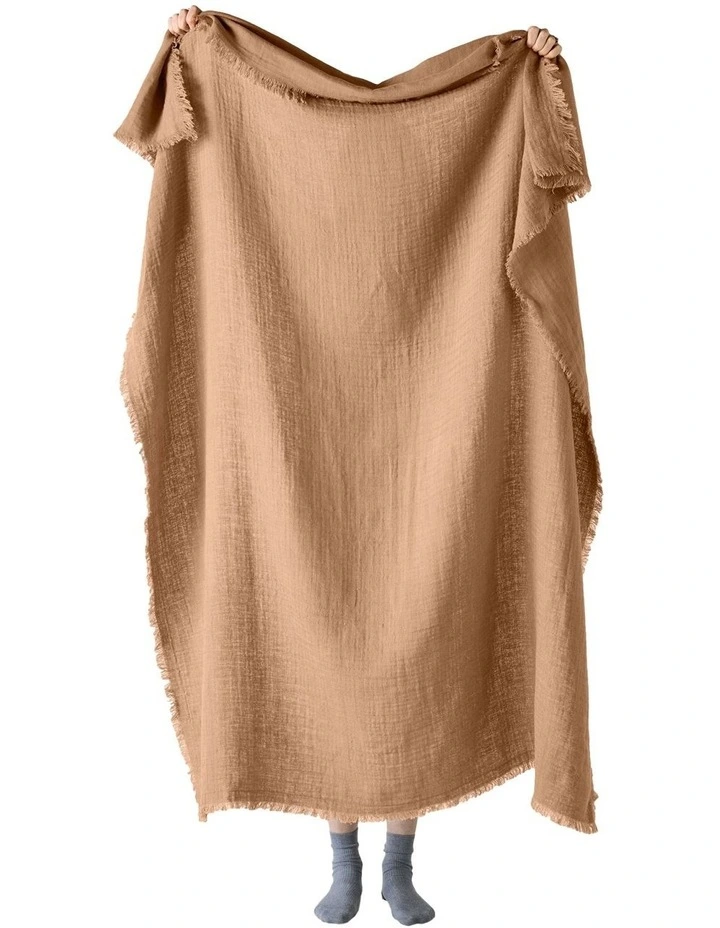 Maya Throw in Nutmeg image 2