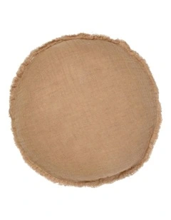 Maya Round Cushion 45cm in Nutmeg