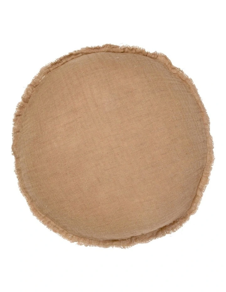 Maya Round Cushion 45cm in Nutmeg image 1