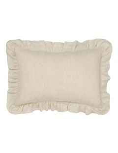 Nimes Ruffle Cushion 40x60cm in Natural