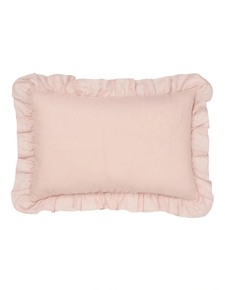 Nimes Ruffle Cushion 40x60cm in Rose image 1
