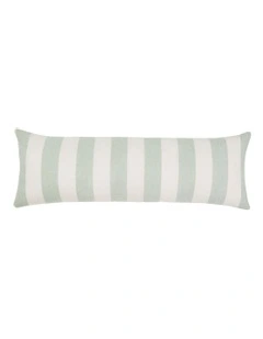 Vintage Stripe Cushion (30x90cm) in Jade
