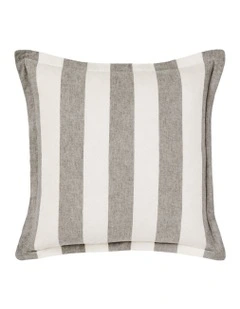 Linen House Vintage Stripe Cushion 48x48cm in Steel