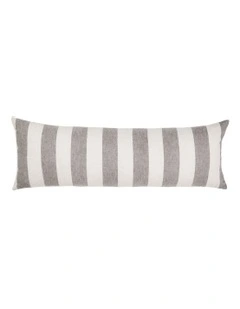 Vintage Stripe Cushion 30x90cm in Steel
