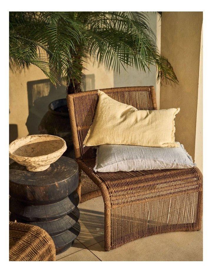 Maya Cushion 40x60cm in Butter image 3