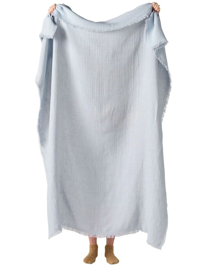 Maya Throw in Hydrangea image 2