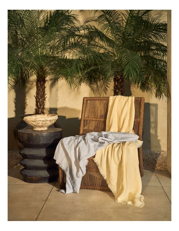 Maya Throw in Hydrangea image 3