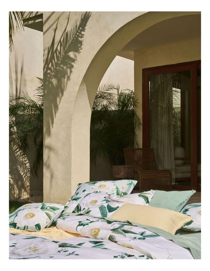Bellbrae Cushion 48x48cm in Jade image 2