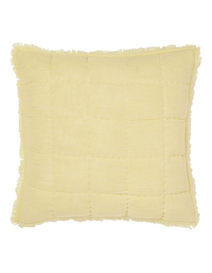 Bellbrae Cushion 48x48cm in Butter image 1