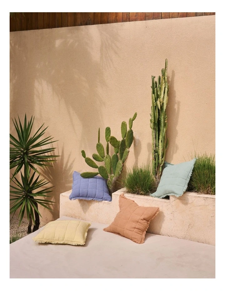 Bellbrae Cushion 48x48cm in Butter image 2