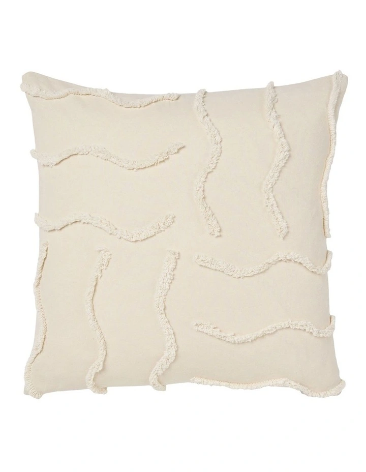 Metung Cushion 48x48cm in Latte image 1