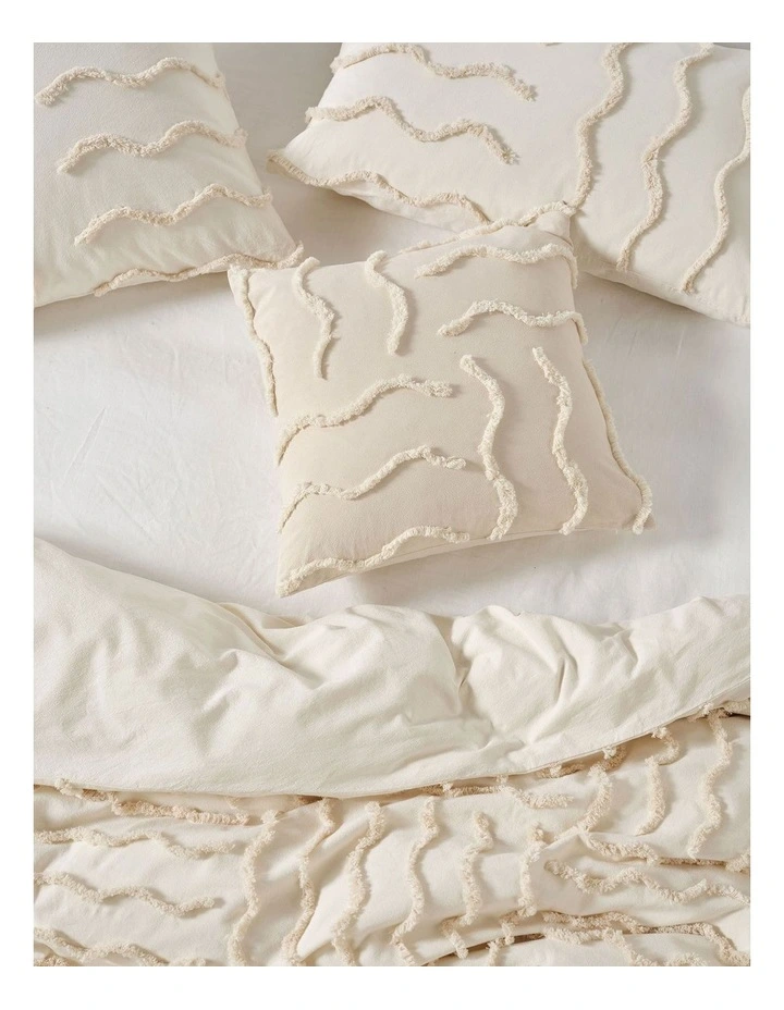 Metung Cushion 48x48cm in Latte image 2