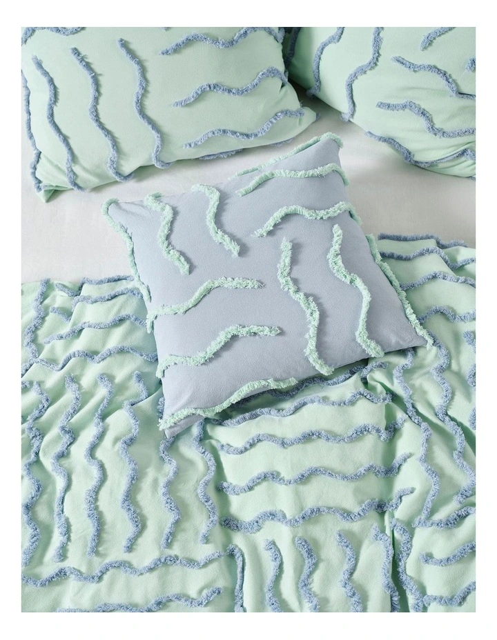 Metung Cushion 48x48cm in Mint image 2