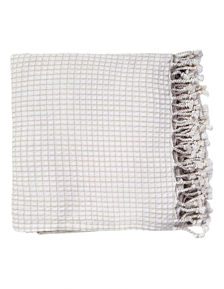 Lorne Throw in Oatmeal image 1