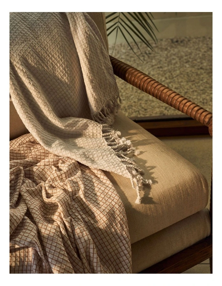 Lorne Throw in Oatmeal image 3