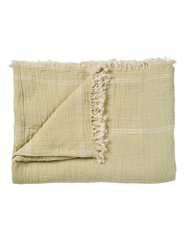 Torquay Throw in Pistachio image 1