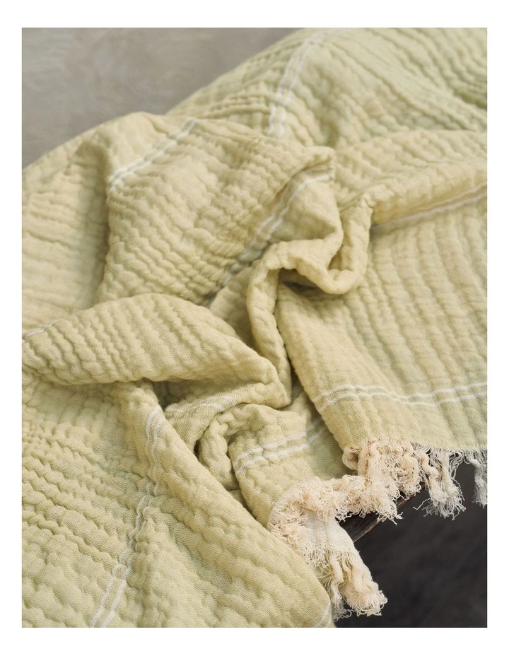 Torquay Throw in Pistachio image 3