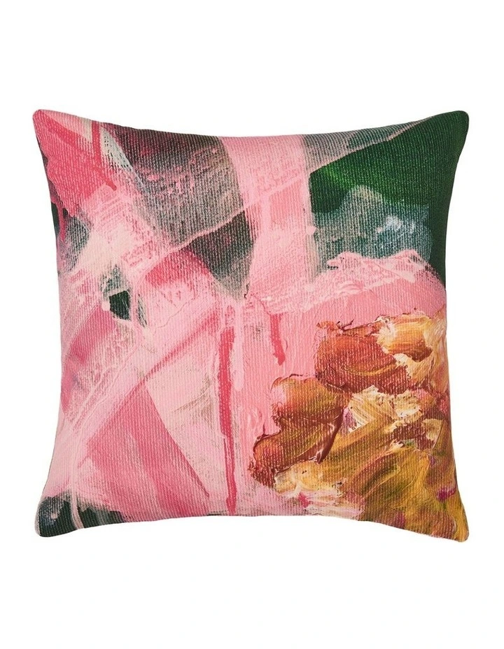 Echinacea Flowers Cushion 48x48cm in Pink image 1
