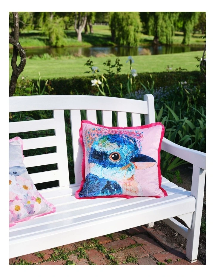 Mrs Fisher Cushion 48x48cm In Multi image 2