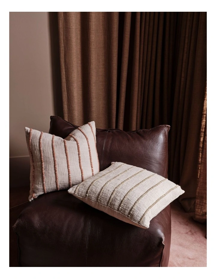 Elton Cotton Cushion 48x48cm in Ginger image 2