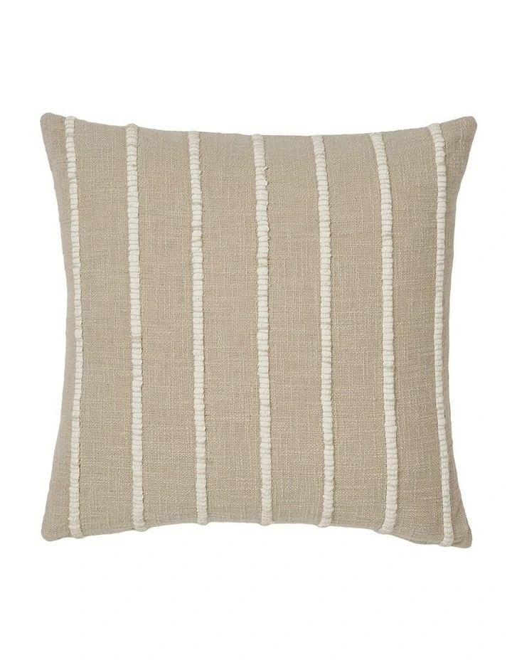 Elton Cotton Cushion 48x48cm in Natural image 1