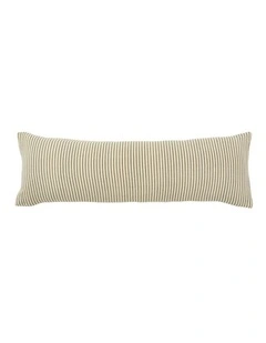 Hampshire Cotton Linen Cushion 30x90cm in Olive