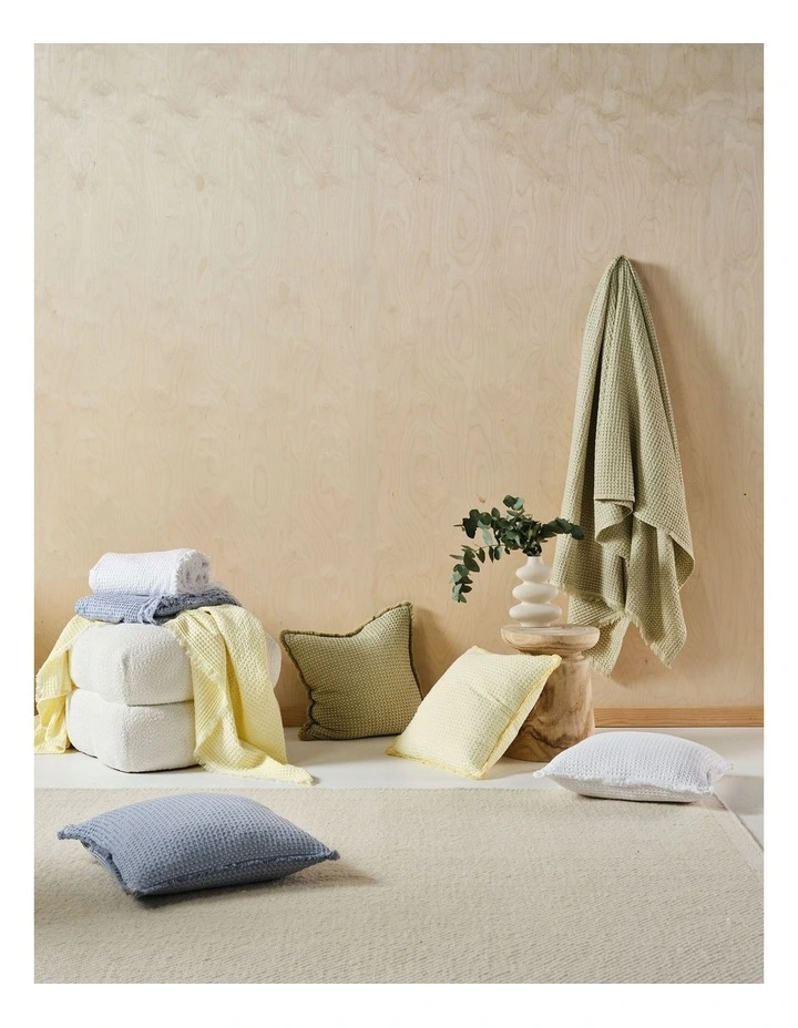 Saltwater Cushion 45x45cm in Hydrangea image 3