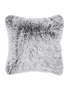 Tipped Cushion 48x48cm in Charcoal