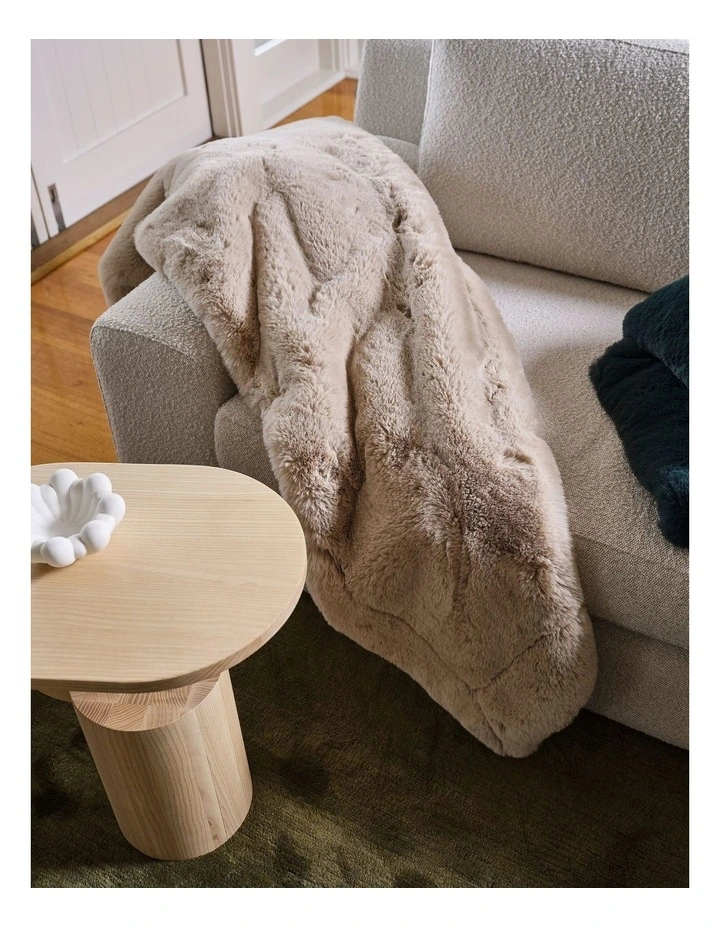 Donna Throw in Oatmeal image 3