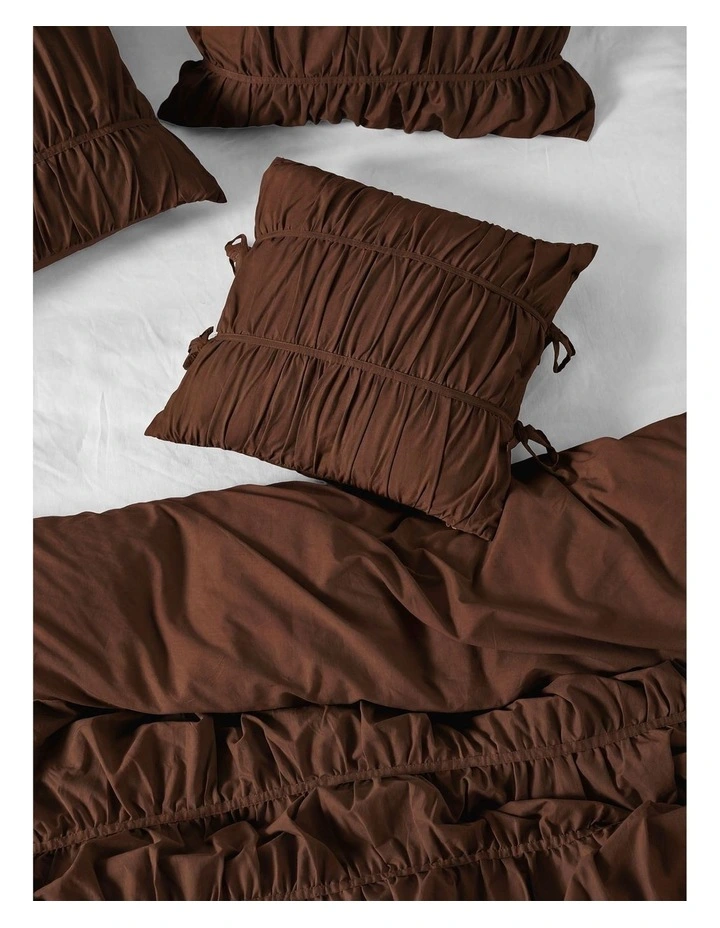 Layla Cushion 48x48cm In Chocolate image 2