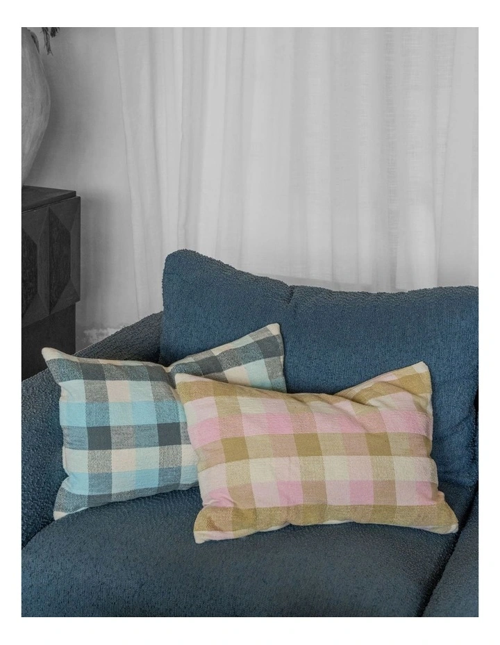 Bordeaux Cotton Cushion 40x60cm In Reef image 2