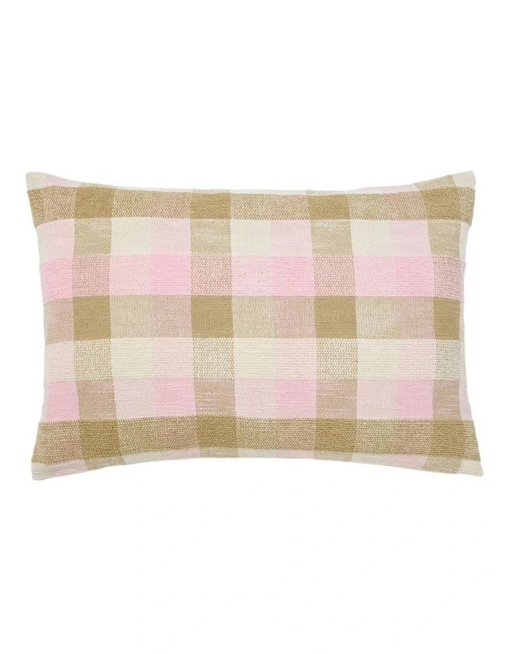 Bordeaux Cotton Cushion 40x60cm In Peony image 1