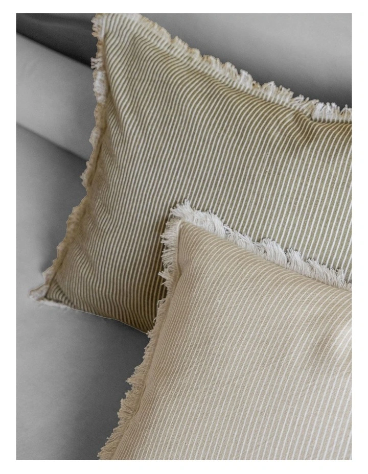 Lonsdale Cotton Cushion 40x60cm In Natural image 2