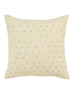 Nina Spot Cushion 48x48cm In Vanilla