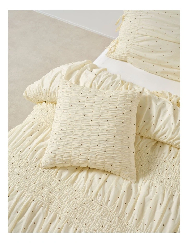 Nina Spot Cushion 48x48cm In Vanilla image 3