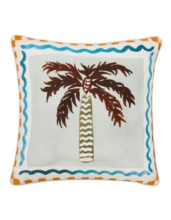 Oceana Cotton Cushion 48x48cm Palm