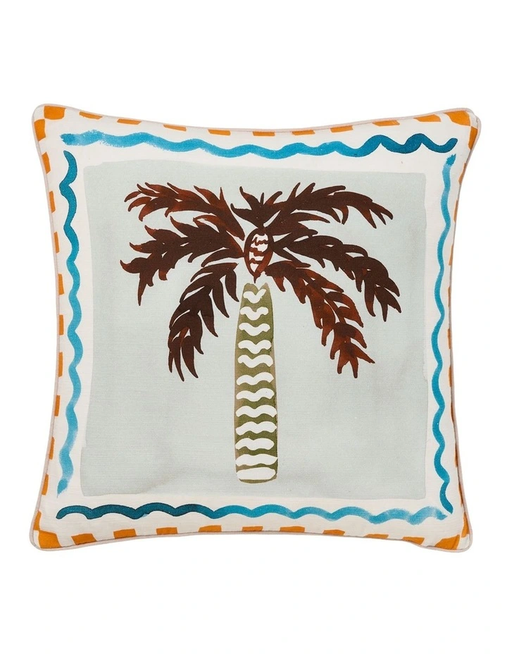 Oceana Cotton Cushion 48x48cm Palm image 1