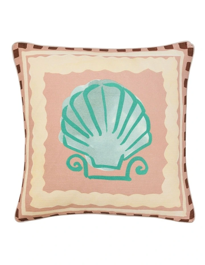 Oceana Cotton Cushion 48x48cm Shell image 1