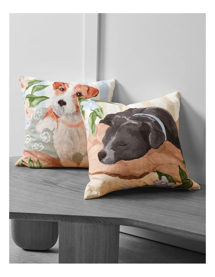 Kennel Club Cotton Cushion 48x48cm Jack Russell image 3