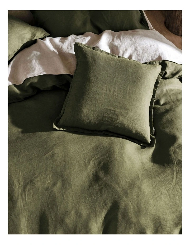 Nimes Cushion 48x48cm in Moss image 2