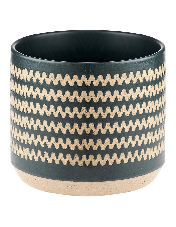 Dawn Planter Pot 25cm In Green image 1