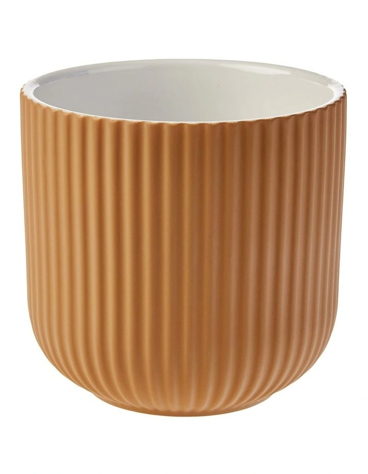 Vincent Planter Pot 17cm in Rust image 1