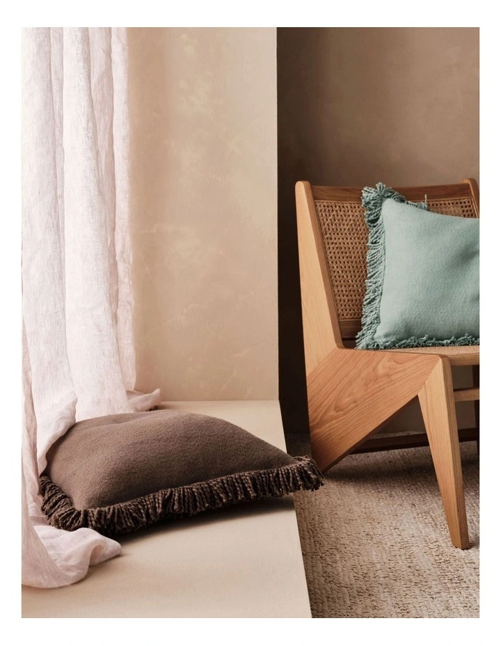 Coastal Cushion 50x50cm In Walnut image 2