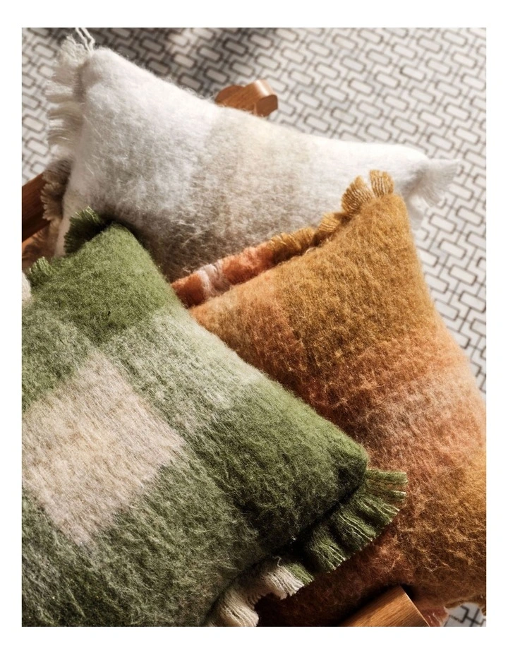 Clover Cushion 50x50cm In Moss image 3