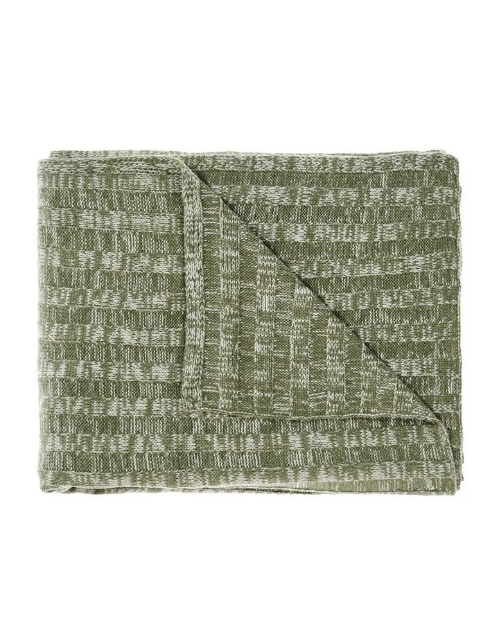 Giverny Throw in Moss image 1